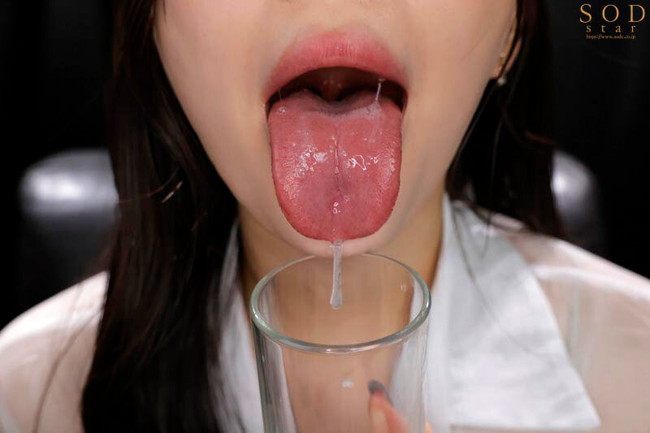 唾液がエロい!