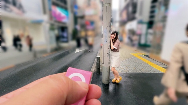 路上でリモバイ調教！