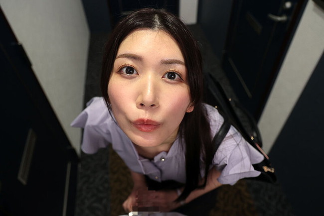 立ち手コキ主観!