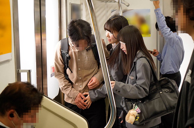 電車で逆痴漢!?