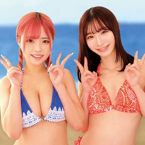 ビキニギャル2人！