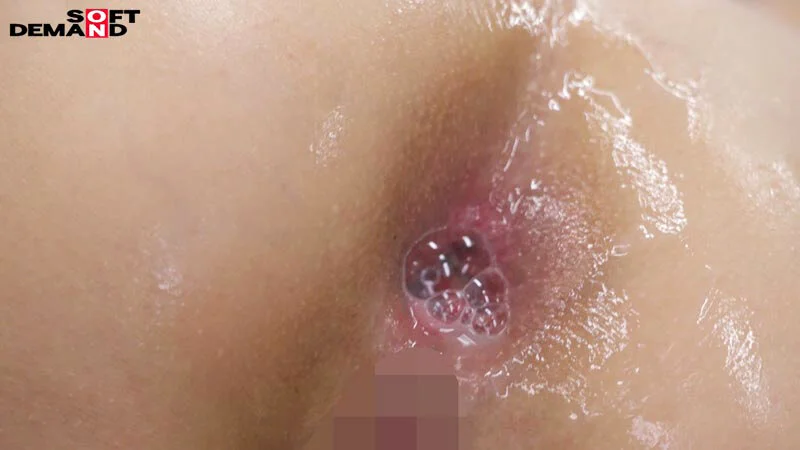 泡立つ浣腸汁！