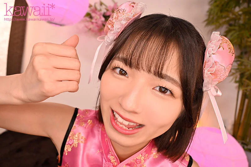 チャイナ服着ながらオナサポ！