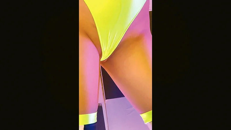 ハイレグ接写！