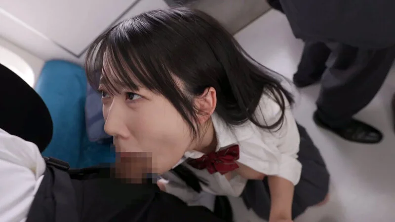 電車の中でフェラチオ