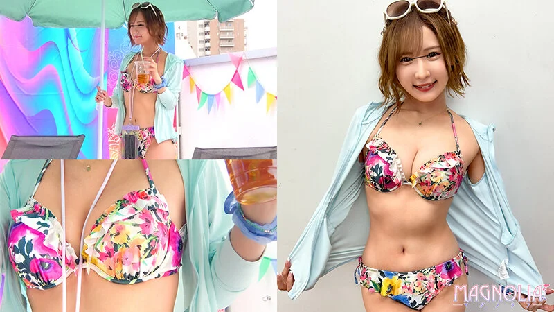 花柄の水着がたまらん！