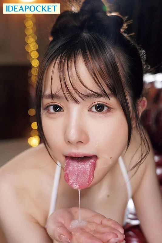 口内射精された美女！