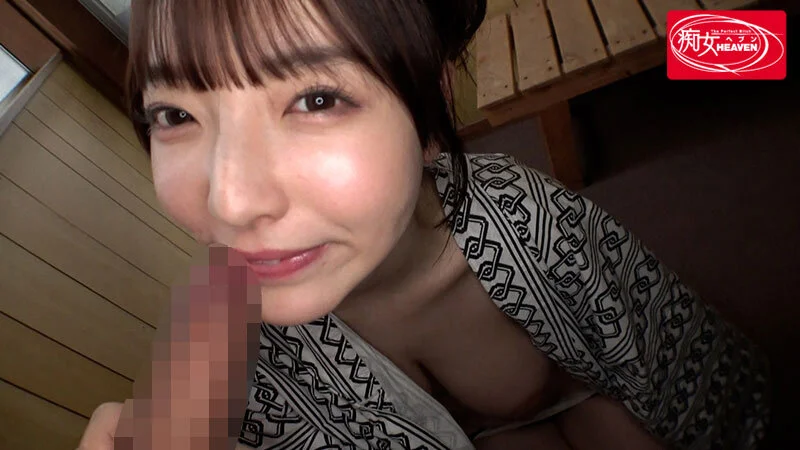 温泉でフェラ！
