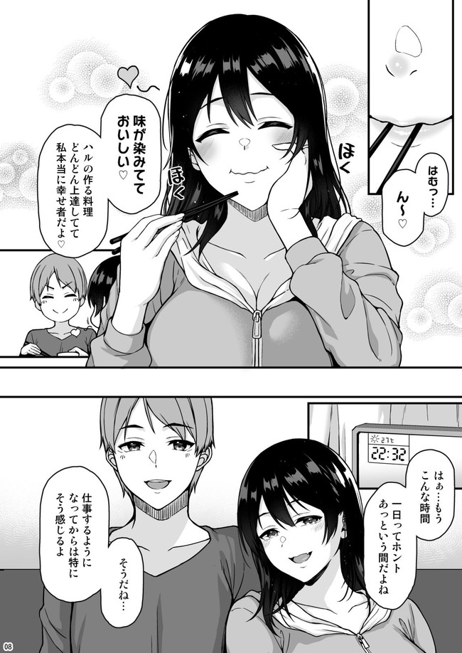 【エロ漫画】とある夫婦の週末セックスがイチャイチャセックスしすぎてて羨ましいたらありゃしない! 04