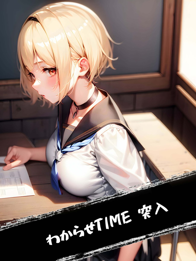 【CGエロ漫画】金髪の女子校生が生意気なこと言うからチンコでわからせてる最中のアへ顔がとってもエロい！ 09