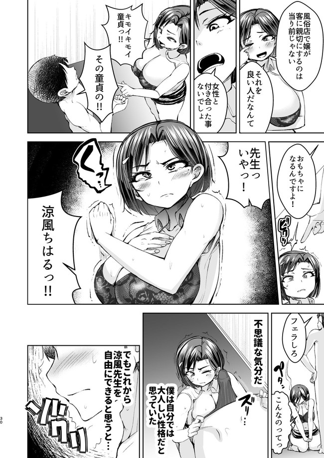 【エロ漫画】汗だくユニフォーム着たままクズ教師に性処理させられる爆乳バレー命の沙織さん。 85