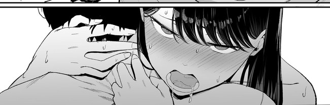 【エロ漫画】漫画を読んでる黒髪ロングギャルにクンニやセックスしても感じなかったのにある事をキッカケに喘ぎまくり…！？ 09