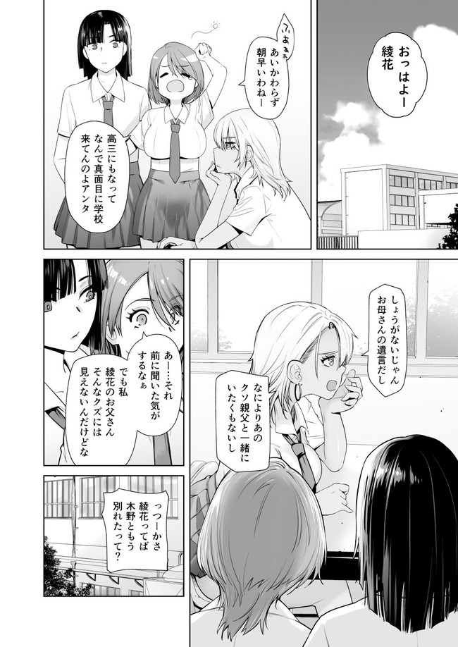 【ギャルエロ漫画】セックスを擬似体験できるVRで1番嫌いな父親を選択したギャルが嫌なはずなのに感じてしまう！心配した父親がVRを外すとギャルは我慢できずに… 03