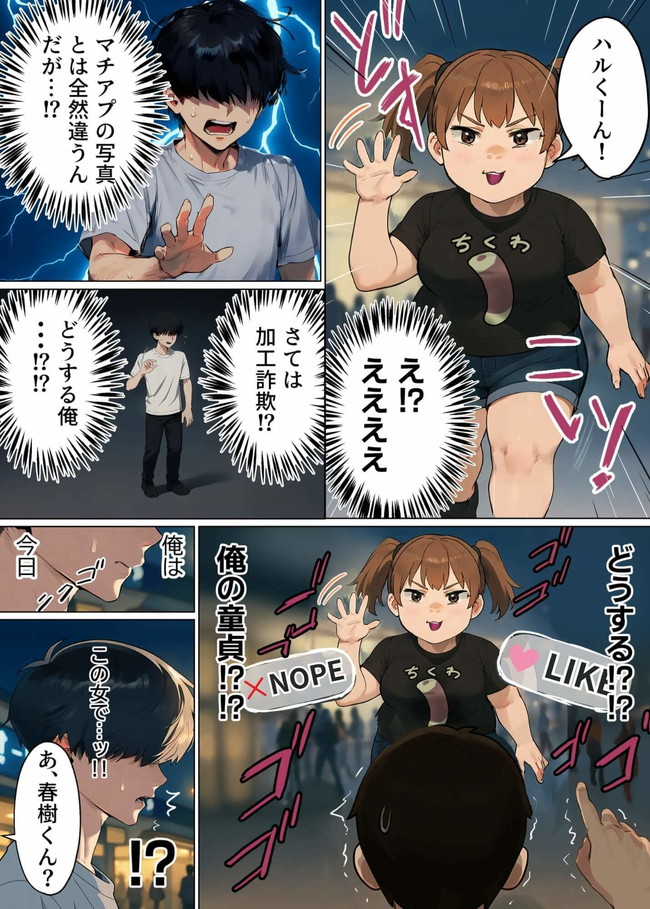 【AIエロ漫画】マチアプを使って童貞卒業した実話エロ漫画ドキュメンタリー!実話だからこそ伝わる心情が堪らん! 06