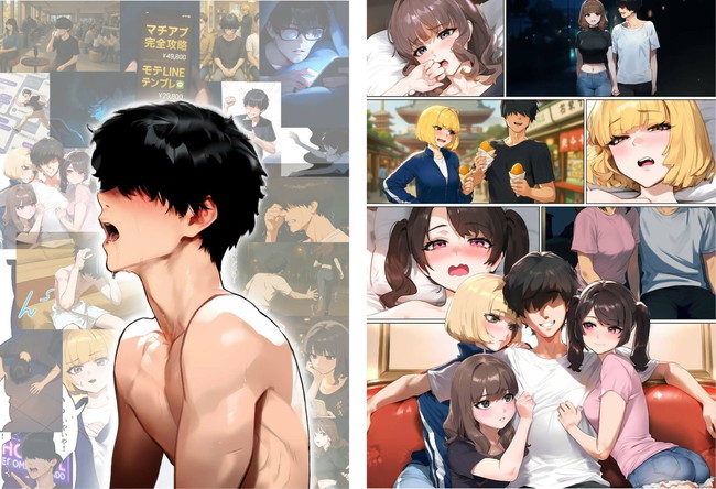 【AIエロ漫画】マチアプを使って童貞卒業した実話エロ漫画ドキュメンタリー!実話だからこそ伝わる心情が堪らん! 08